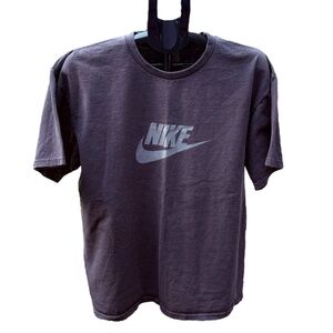 Vintage Nike Silver Tag Y2K T-Shirt Men’s Large Gray 100% Cotton